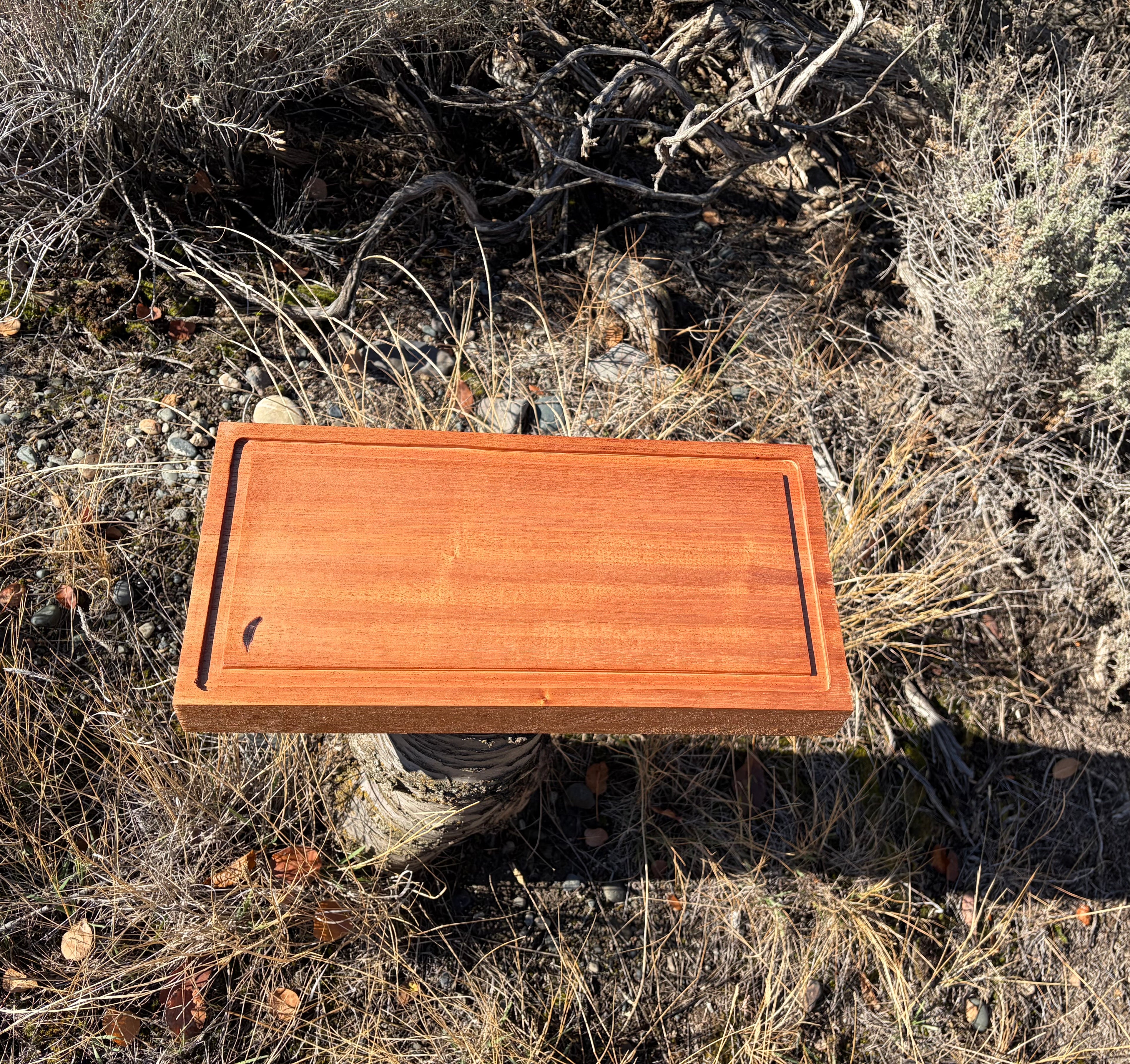 African Mahogany Roast block